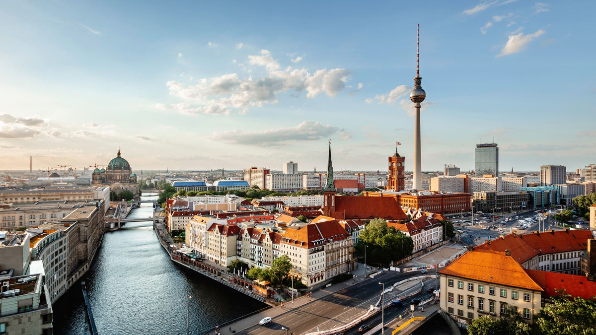Berlin Panoramabild mit Blick auf den Fernsehturm